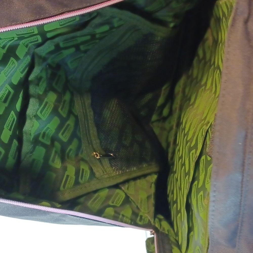 doTERRA Backpack Gray Green Pink Lots of Pockets - Picture 12 of 12